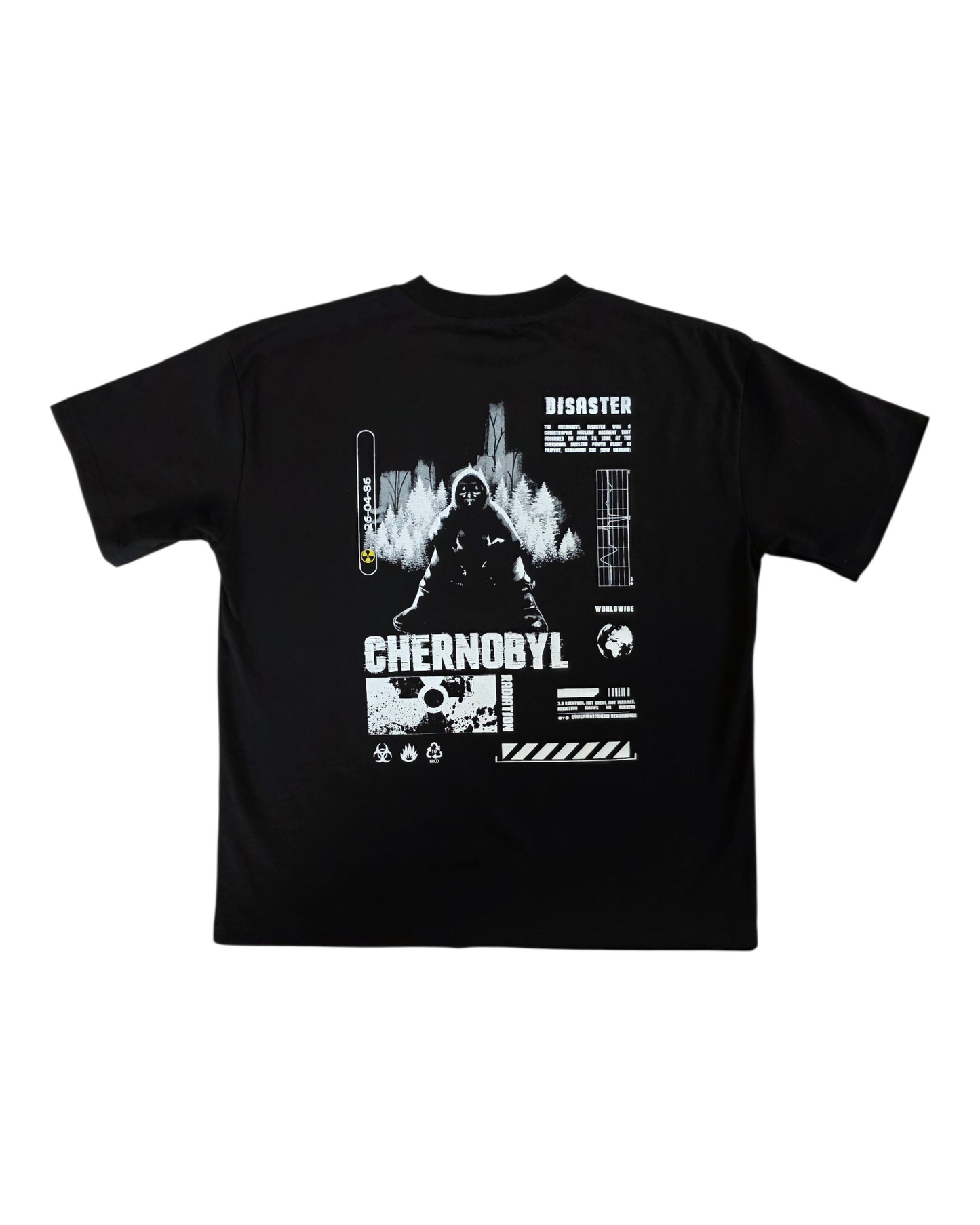 CHERNOBYL TEE NEGRO GRAMAJE 305