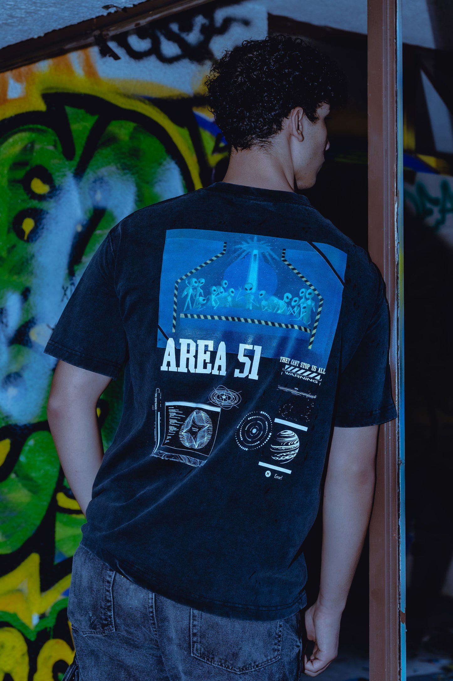 AREA 51 WASHED TEE GRAMAJE 250