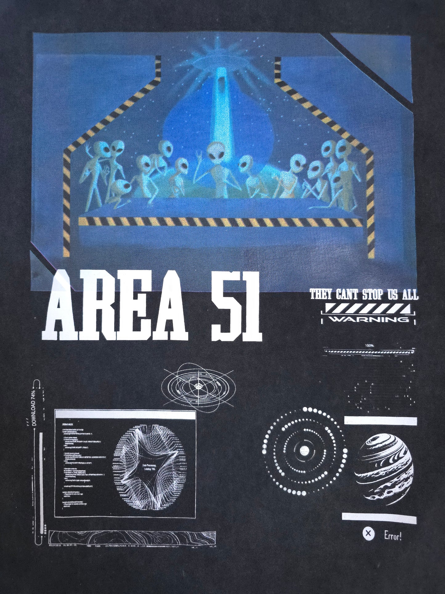 AREA 51 WASHED TEE GRAMAJE 250